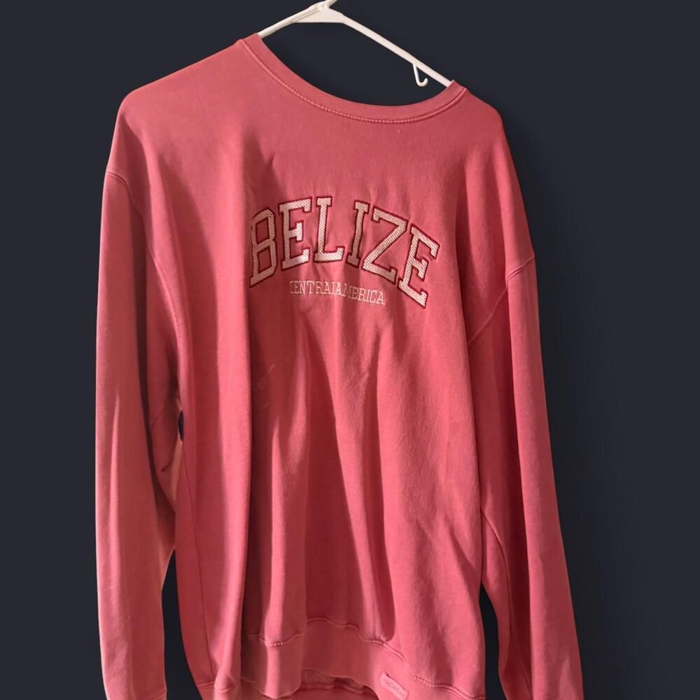 Unbranded Women's Red and Pink Sweatshirt